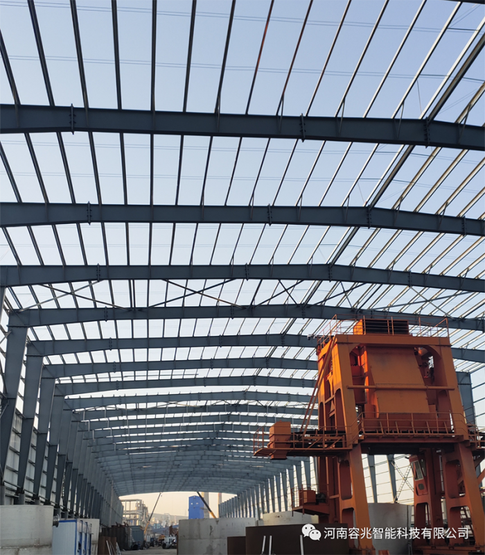 中鋁九冶站南煤棚鋼結(jié)構(gòu)加工工程